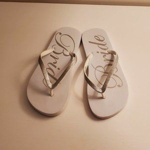 Victoria's Secret Bridal White Flip Flop